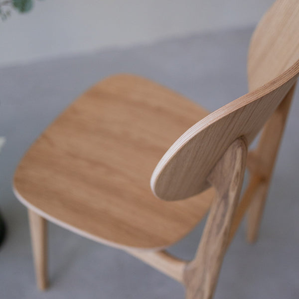 Chaise de salle à manger en bois massif de chêne Varde – Lot de 2 ou 4 chaises - NordicStory