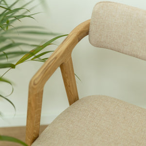 Chaise de salle à manger en bois massif de chêne Soho - Lot de 2 ou 4 chaises  - VESKOR