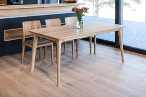 Table à manger fixe en bois massif TOKIO - KARPIS