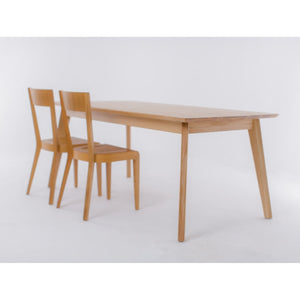 Table à manger fixe en bois massif PREMIER - KARPIS