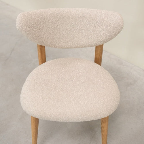 Chaise en bois massif de chêne Nube - Lot de 2 ou 4 chaises - VESKOR