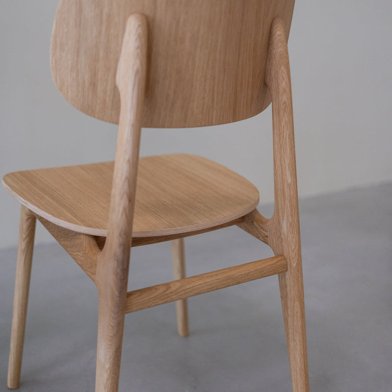 Chaise de salle à manger en bois massif de chêne Varde – Lot de 2 ou 4 chaises - NordicStory