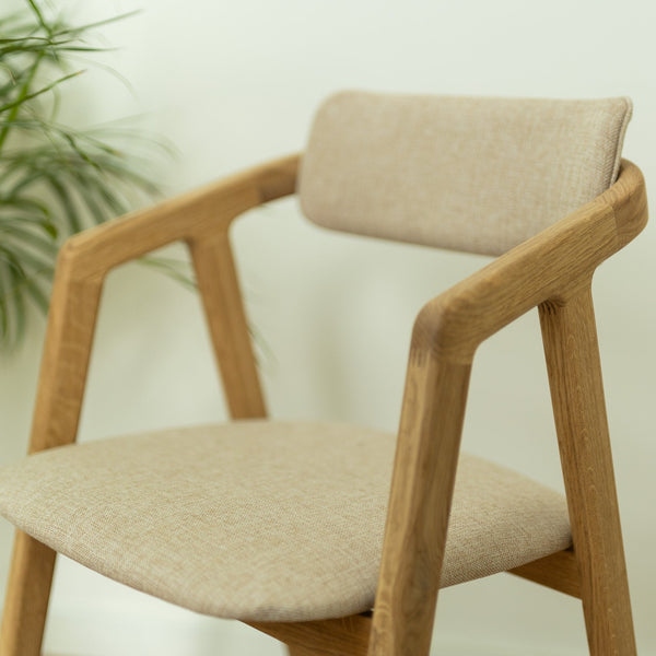 Chaise de salle à manger en bois massif de chêne Soho - Lot de 2 ou 4 chaises  - VESKOR