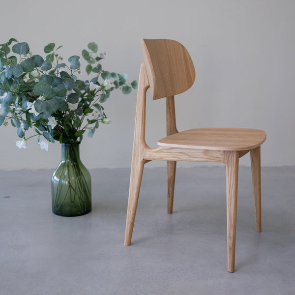 Chaise de salle à manger en bois massif de chêne Varde – Lot de 2 ou 4 chaises - NordicStory