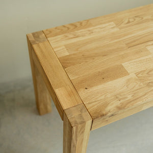 Banc rustique en bois massif de chêne Provence - NordicStory