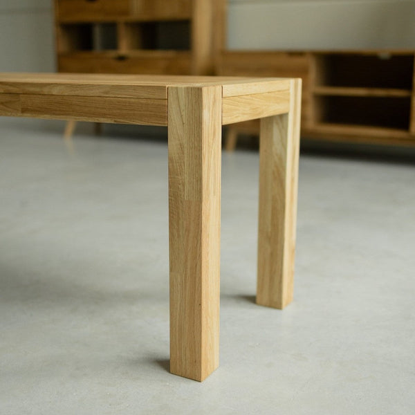 Banc rustique en bois massif de chêne Provence - NordicStory