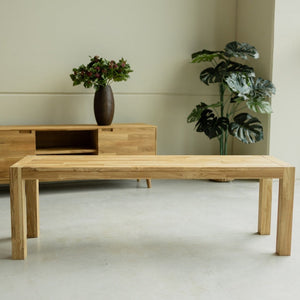 Banc rustique en bois massif de chêne Provence - NordicStory