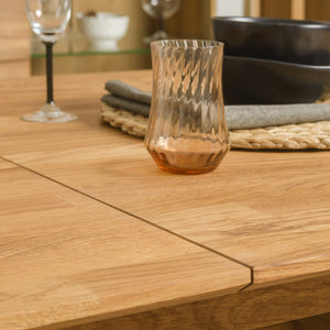 Table à manger extensible en bois massif de chêne Harold - NordicStory