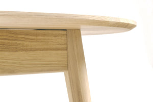 Table à manger ovale extensible en chêne massif Escandi 2 - NordicStory