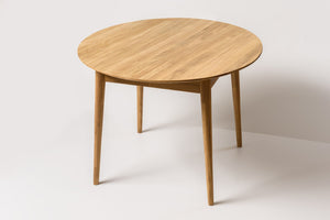 Table à manger ronde extensible en chêne massif Escandi 6 - NordicStory