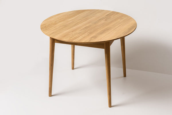 Table à manger ronde extensible en chêne massif Escandi 6 - NordicStory