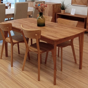Table à manger extensible en bois massif de chêne Monty - NordicStory