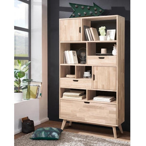 Bibliothèque en bois massif de chêne Escandi 3 - NordicStory