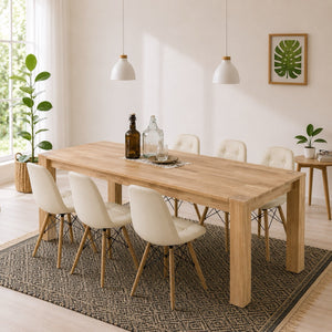 Table à manger en bois massif de chêne Mauritz 3 - NordicStory