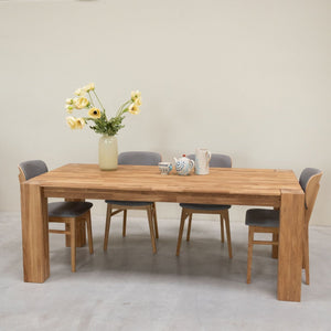 Table à manger en bois massif de chêne Mauritz 3 - NordicStory