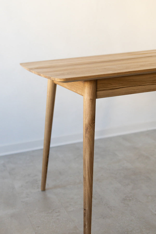 Table à manger rectangulaire en chêne massif Escandi 1 - NordicStory