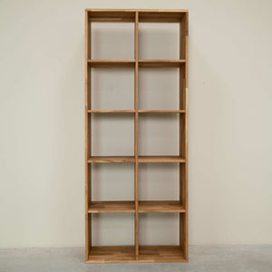 Etagère bibliothèque en bois massif de chêne Régal 10 - NordicStory