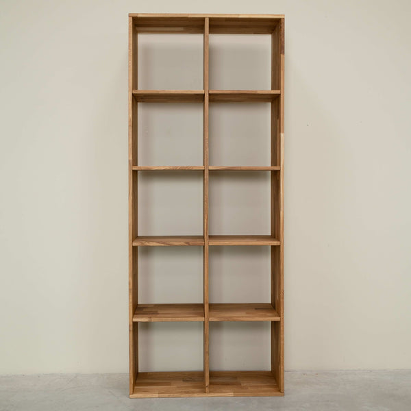 Etagère bibliothèque en bois massif de chêne Régal 10 - NordicStory