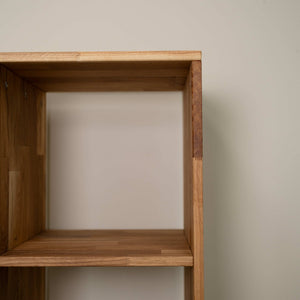 Etagère bibliothèque en bois massif de chêne Régal 10 - NordicStory