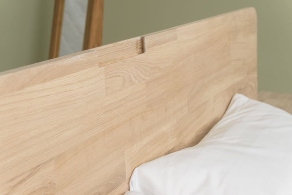 Lit en bois massif de chêne Escandi – 140 x 200 cm / 160 x 200 cm / 180 x 200 cm - NordicStory