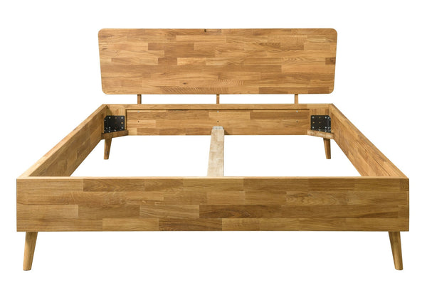 Lit en bois massif de chêne Escandi – 140 x 200 cm / 160 x 200 cm / 180 x 200 cm - NordicStory