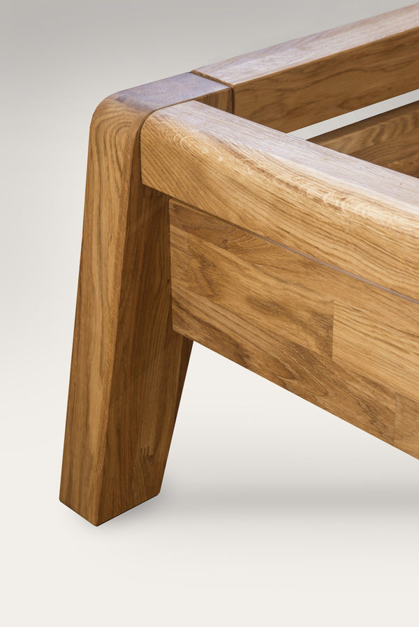 Lit en bois massif de chêne Bridget – 140 x 200 cm / 160 x 200 cm / 180 x 200 cm - NordicStory