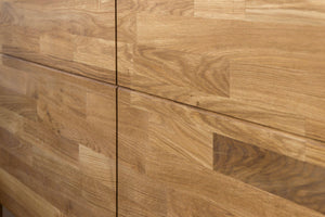 Lit en bois massif de chêne Next – 160 x 200 cm / 180 x 200 cm - NordicStory