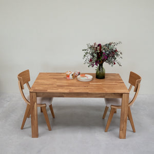 Table à manger en bois massif de chêne Mauritz 4 - NordicStory