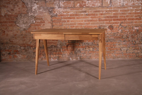Bureau console en bois massif de chêne Berg - NordicStory