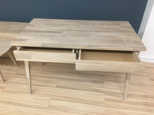 Bureau console en bois massif de chêne Berg - NordicStory