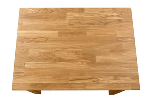Table à manger en bois massif de chêne Lemsiwood - NordicStory