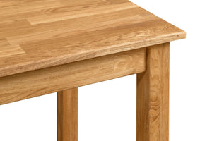 Table à manger en bois massif de chêne Lemsiwood - NordicStory
