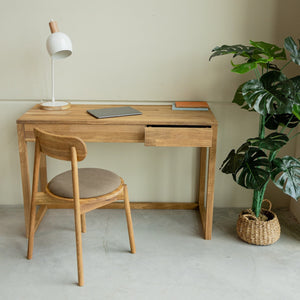 Bureau console en bois massif de chêne Danemark  - NordicStory