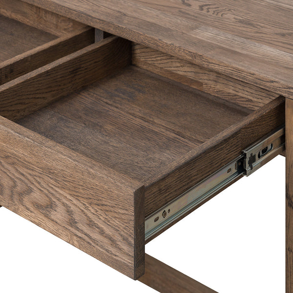 Bureau console en bois massif de chêne Danemark  - NordicStory