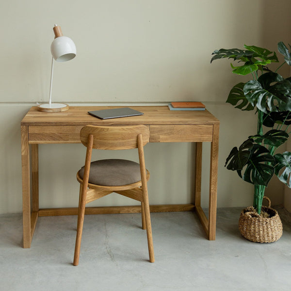 Bureau console en bois massif de chêne Danemark  - NordicStory