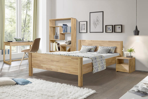 Bureau console en bois massif de chêne Danemark  - NordicStory