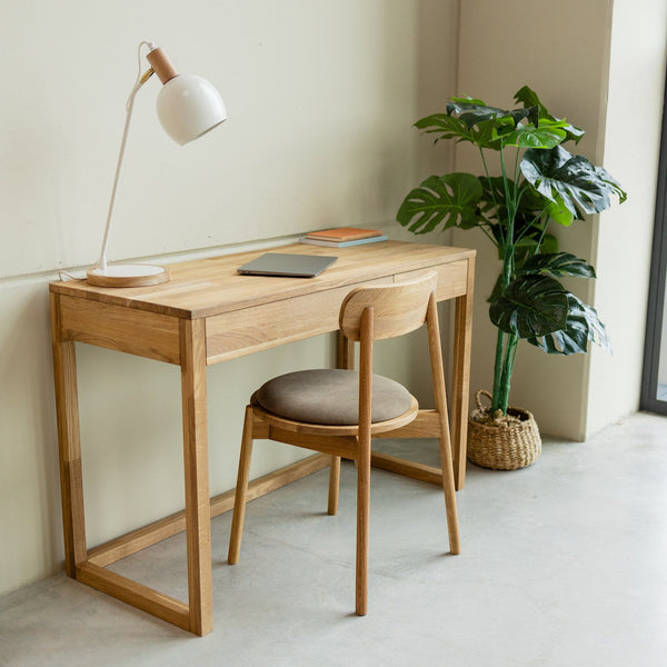 Bureau console en bois massif de chêne Danemark  - NordicStory