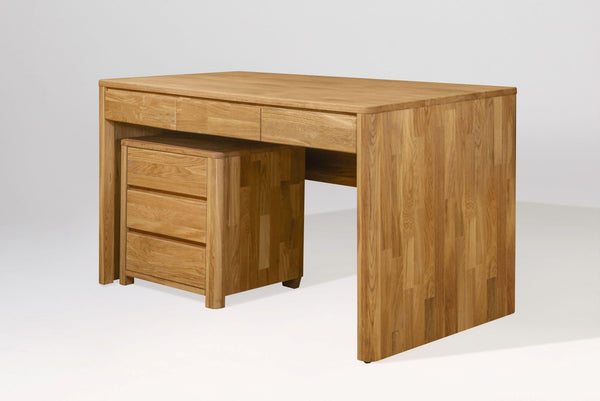 Bureau en bois massif de chêne Elsa  - NordicStory
