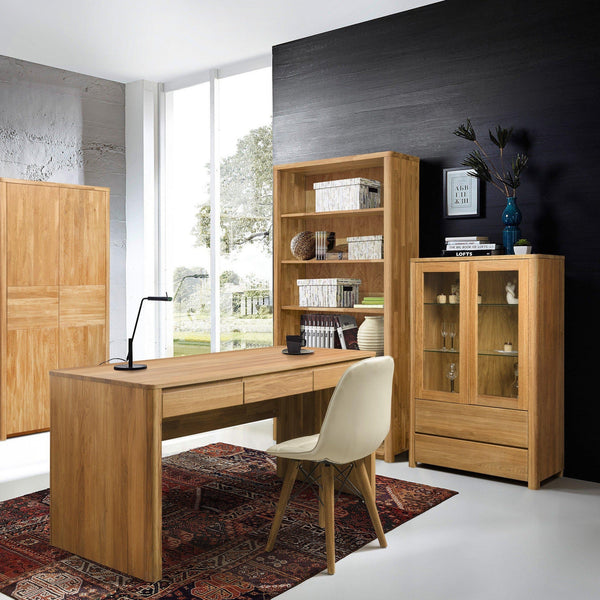 Bureau en bois massif de chêne Elsa  - NordicStory