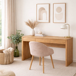 Bureau en bois massif de chêne Elsa  - NordicStory