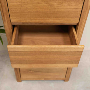 Chiffonnier en bois massif de chêne Elsa 5 - NordicStory