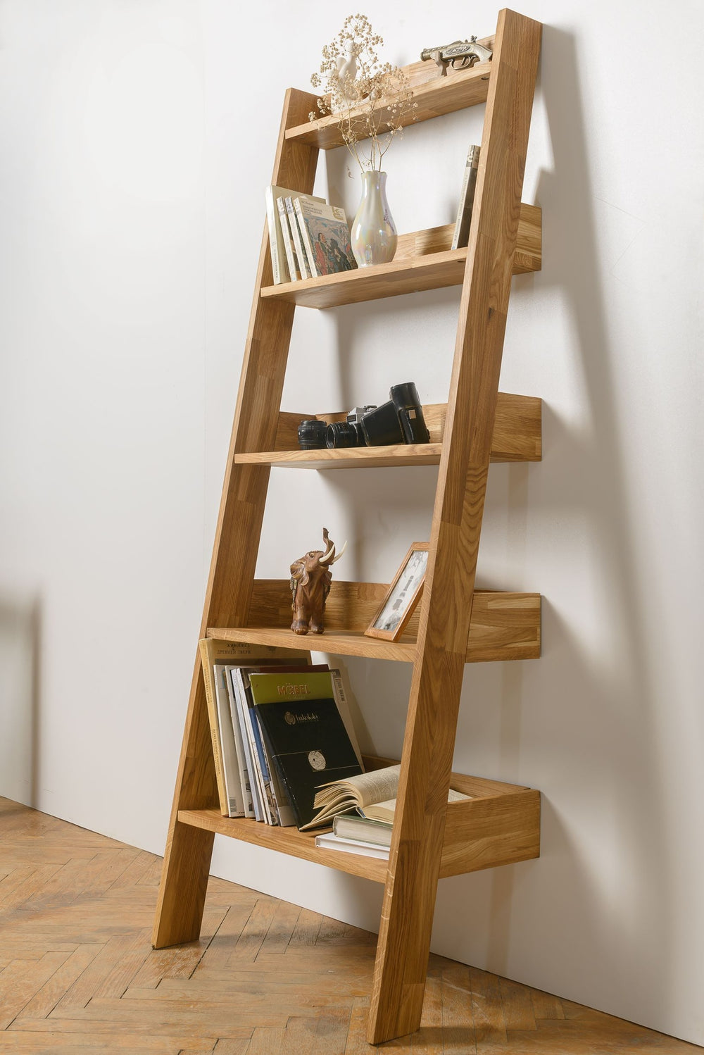 Bibliothèque en bois massif de chêne Escandi - NordicStory