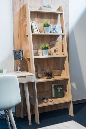 Bibliothèque en bois massif de chêne Escandi - NordicStory