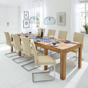 Table à manger extensible en chêne massif XL - NordicStory