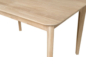 Table à manger extensible en bois massif de chêne France - NordicStory
