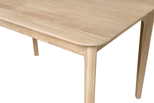 Table à manger extensible en bois massif de chêne France - NordicStory
