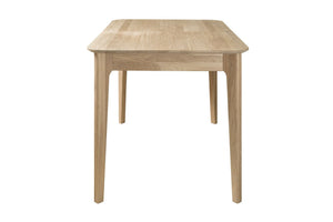 Table à manger extensible en bois massif de chêne France - NordicStory