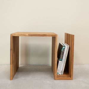 Table d’appoint en bois massif de chêne Sofi – NordicStory