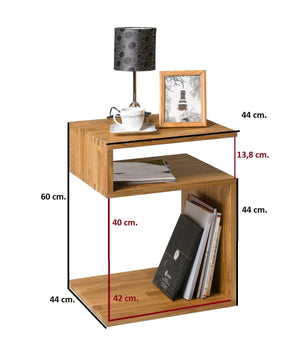 Table d’appoint en bois massif de chêne Sofi – NordicStory