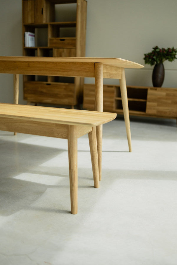 Banc en bois massif de chêne Escandi –  NordicStory